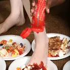 Lara Brookes in 'Lara Brookes - Black Meat White Feet'