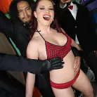 Olga in 'Olga - Interracial Blowbang'